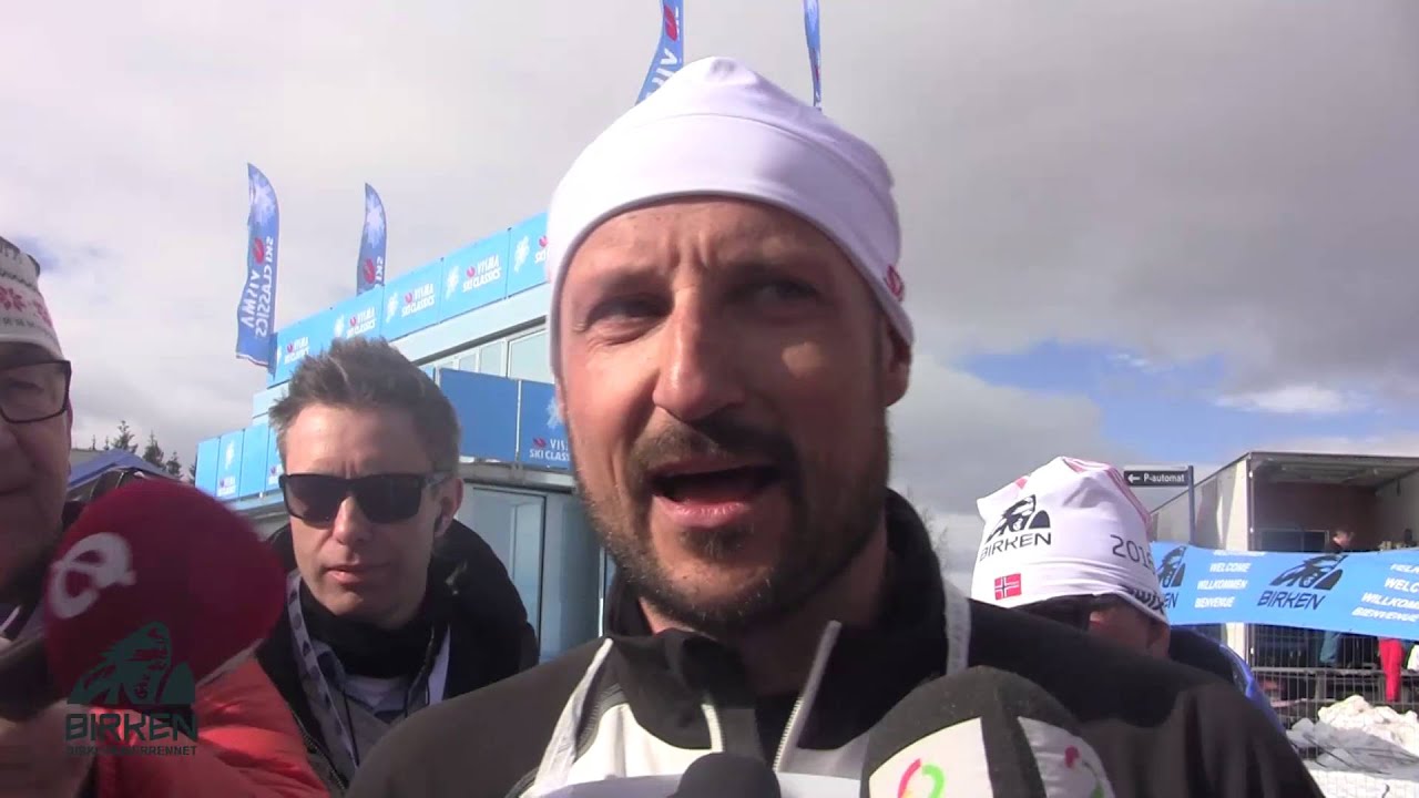 Birkebeinerrennet 2016: H.K.H. Kronprins Haakon Magnus i m&aring;l.