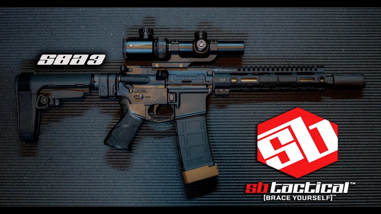SB Tactical SBA3 Pistol Brace #asmr