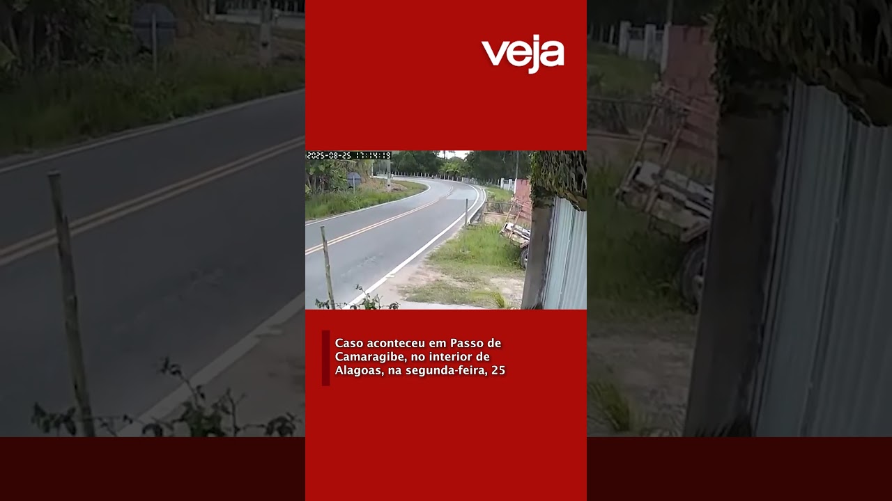 Por um triz: motociclista escapa de ser atingido por pneu que se soltou de carro