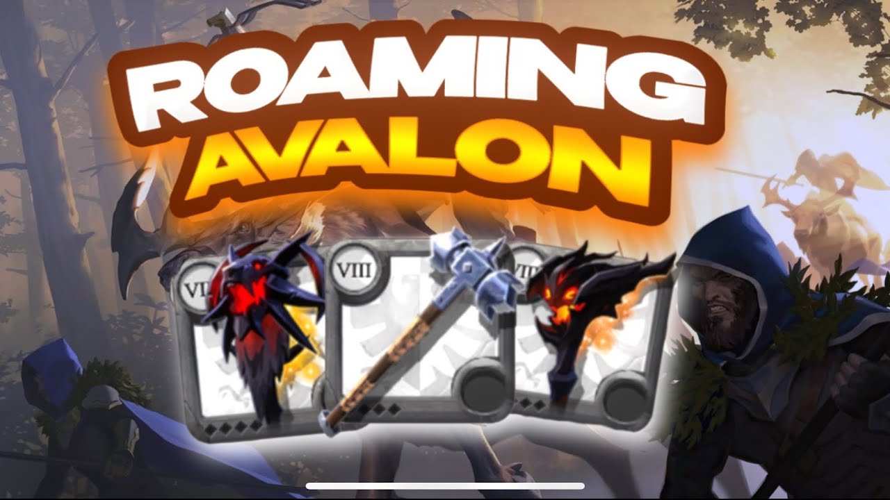 Ava roads on different weapons | Bloodmoon staff | Hellspawn staff | Great hammer | Albion online