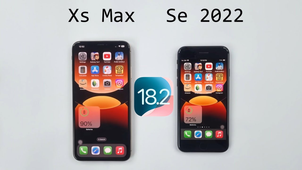 iOS 18.2 | iPhone XS Max vs iPhone SE 2022 Speed Test