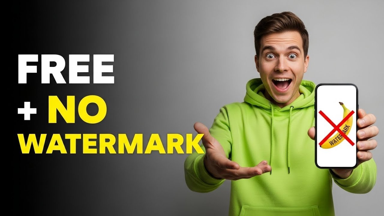 How to Generate Nano Banana Pro Images 100% Free Without Watermarks | 4K Resolution