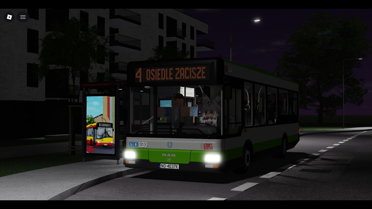 Roblox: KZK Bielki - MAN NM223.2 #130 Linia 4