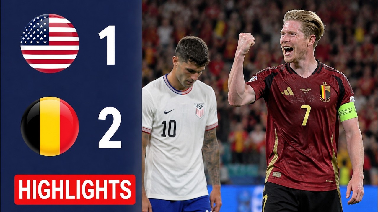 USA 1-2 Belgium | Highlights and All Goals