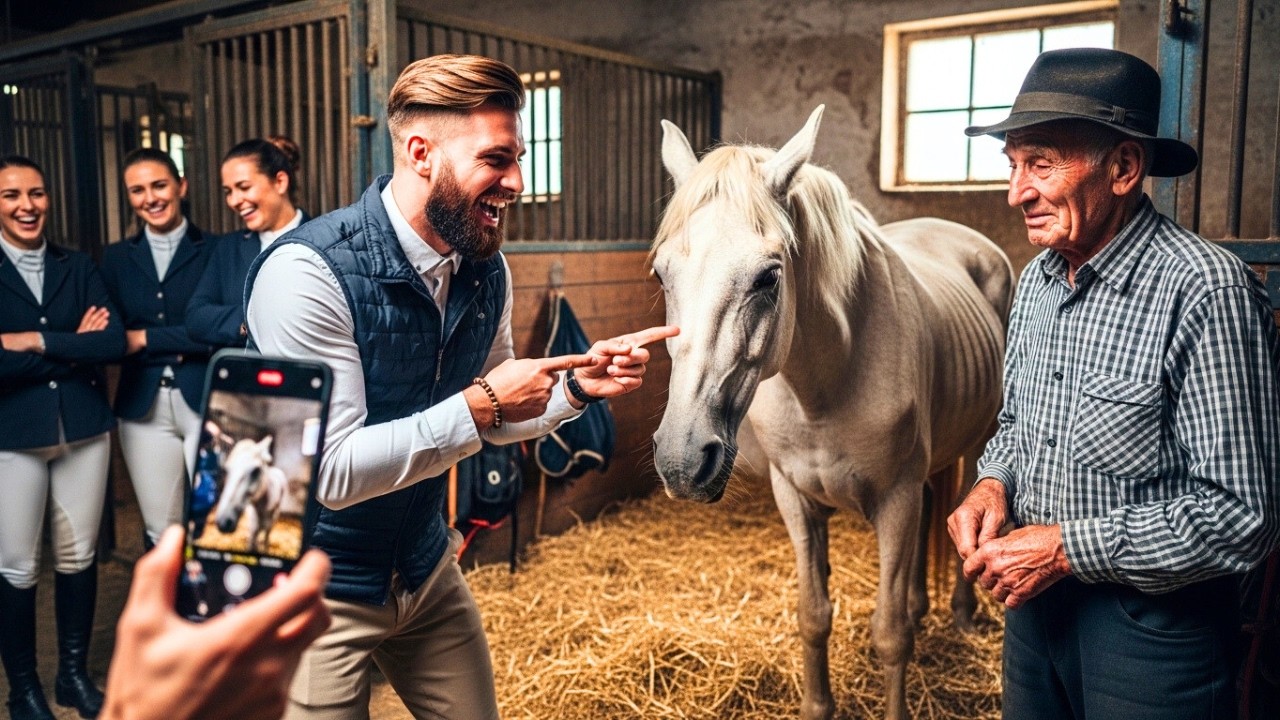 L'influencer milionario umilia il vecchio contadino per il suo cavallo... poi scopre chi è davvero
