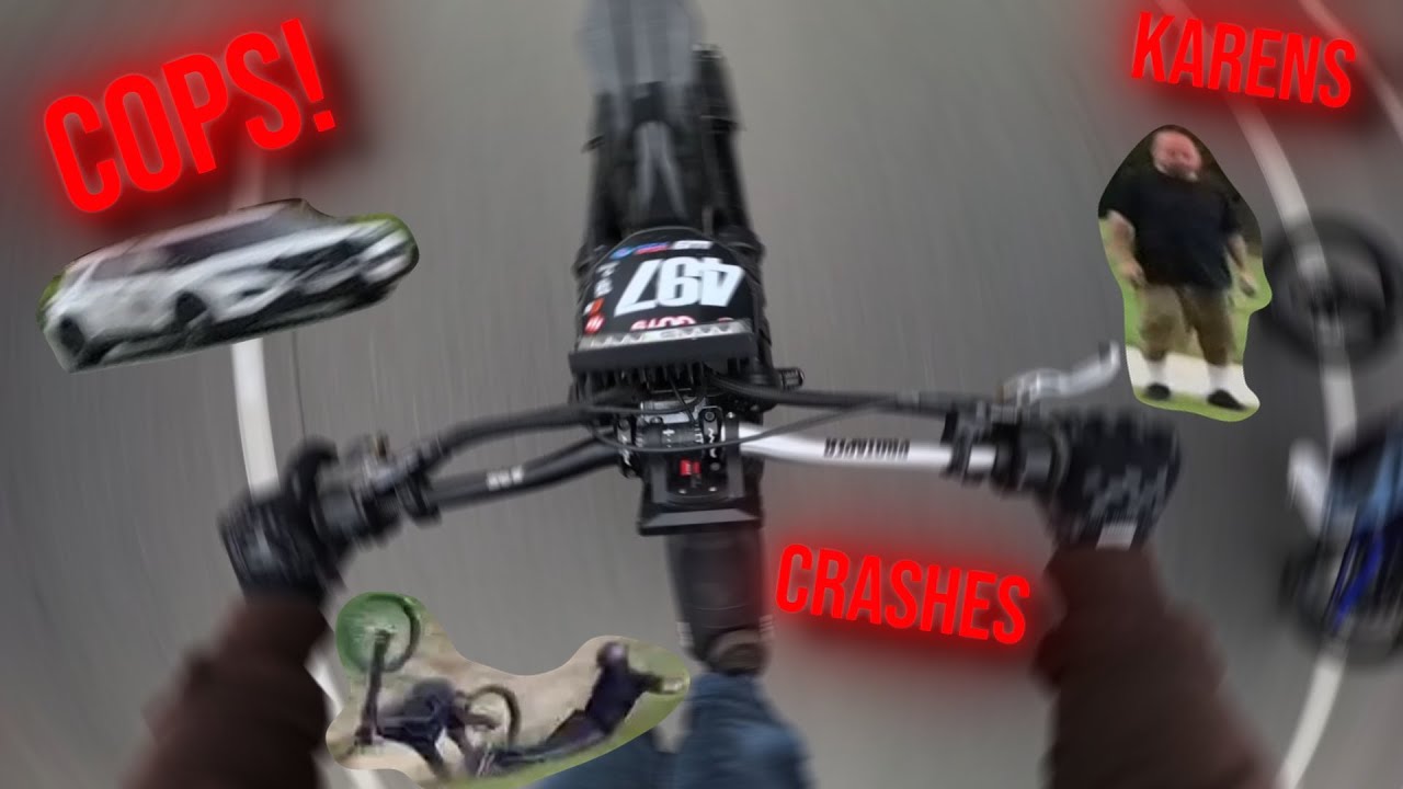 SURRON VLOG #1 KARENS | COPS | CRASH | WHEELIES