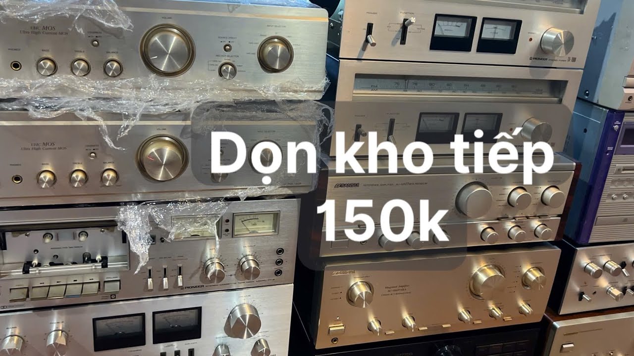 13/7 thanh lý 150k dọn kho | pioner 7800 | | sansui 607nra | | denon 1500R | | 15 cặp loa pevey |