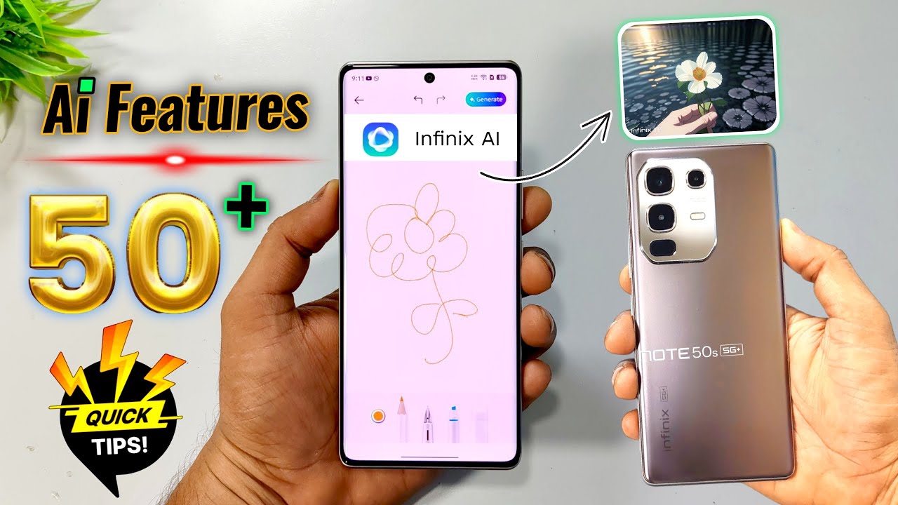 Советы и хитрости по Infinix Note 50s, ИИ и скрытые функции | Лучший изогнутый смартфон до 15 тыс...
