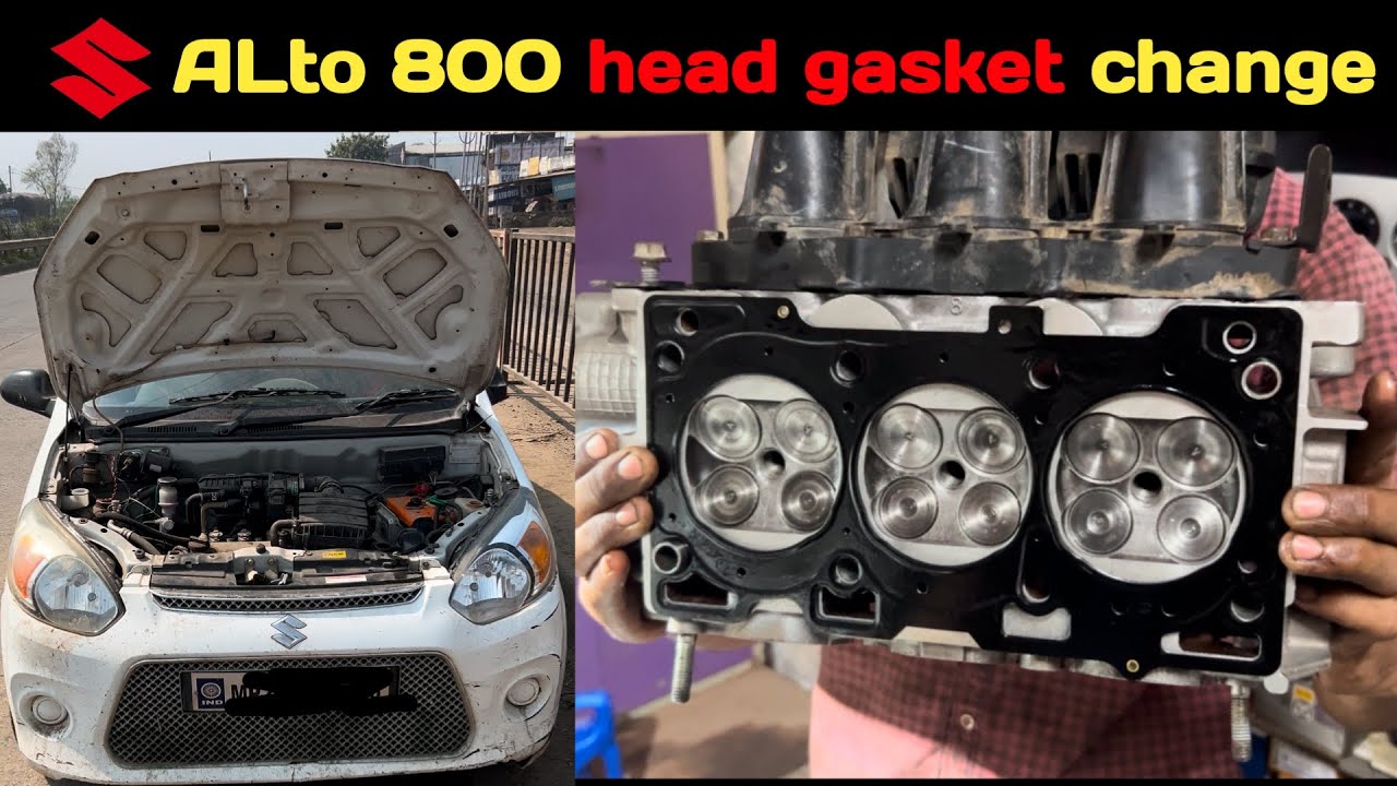 Alto 800 head gasket change / Maruti Suzuki Alto 800 Overhearing Problem / #headgasket #carworkshop