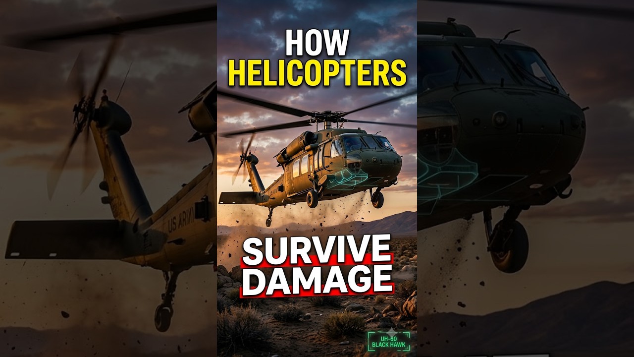 How Military Helicopters Survive Damage | UH-60 Black Hawk 3D