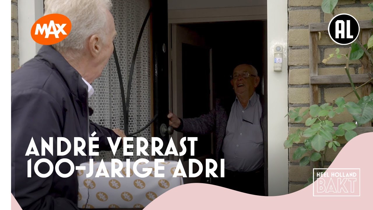 André verrast 100-jarige Adri | HEEL HOLLAND BAKT