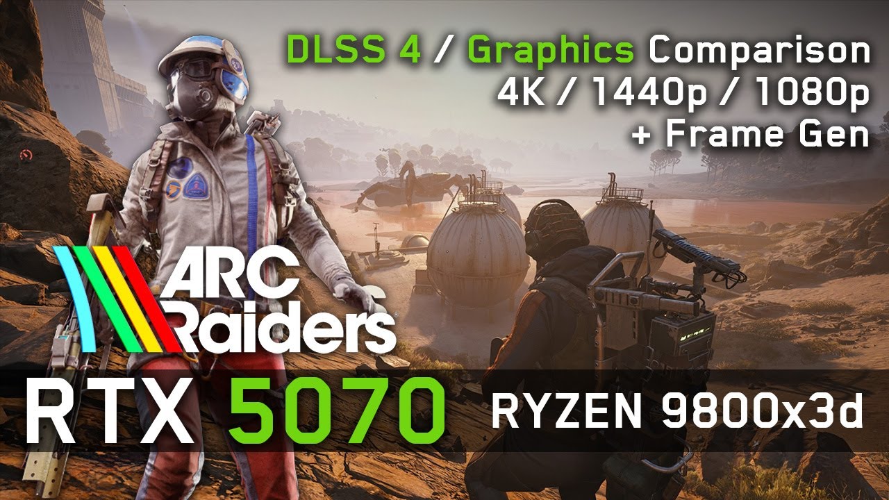 RTX 5070 in ARC Raiders - 4K / 1440p / 1080p - RT, DLSS 4 & Frame Gen + ALL Graphics TESTED!