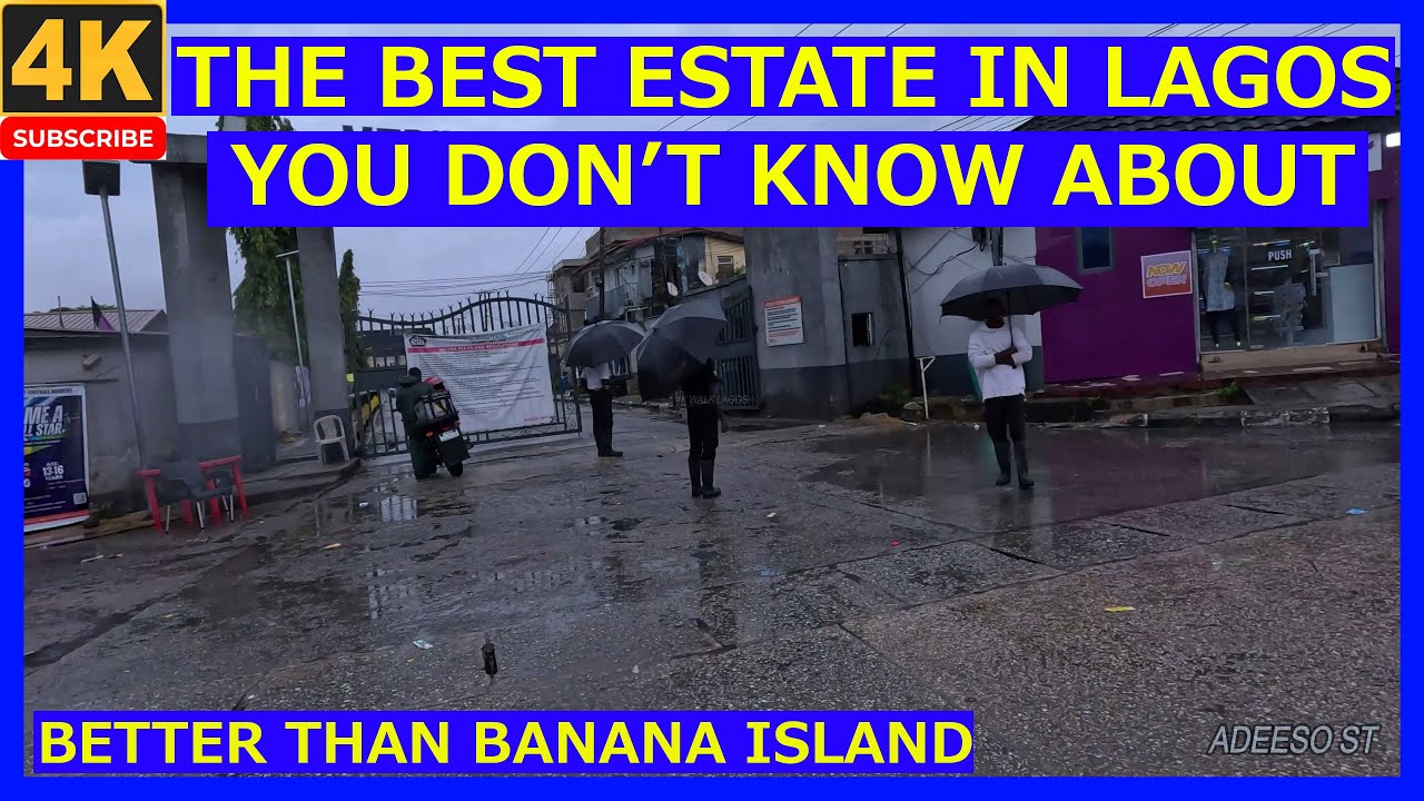 🇳🇬🚶&zwj;♂️4K Walking Tour:Atunrase&Medina Estate - Gbagada|The Best Estate in Lagos You Don&rsquo;t Know About