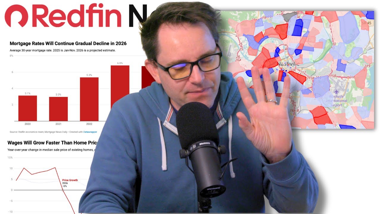 Redfin's 2026 Forecast has a Warning for Nashville