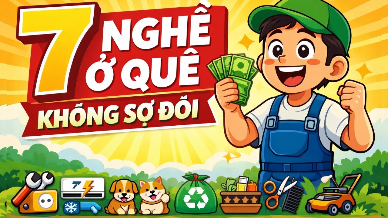 7 Nghề Ở Quê Mùa Nào Cũng Có Việc, Không Sợ Đói