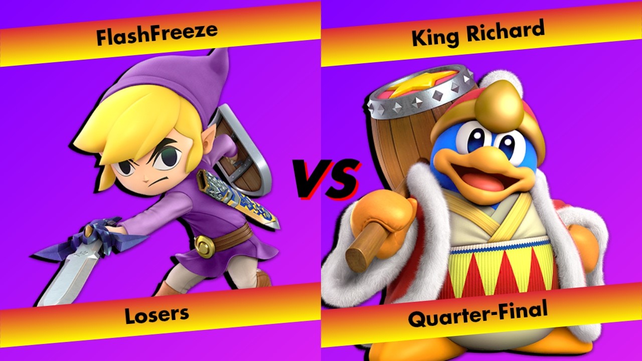 SS Smackdown 6 - FlashFreeze (Toon Link) VS King Richard (King Dedede) - Losers Quarter Final