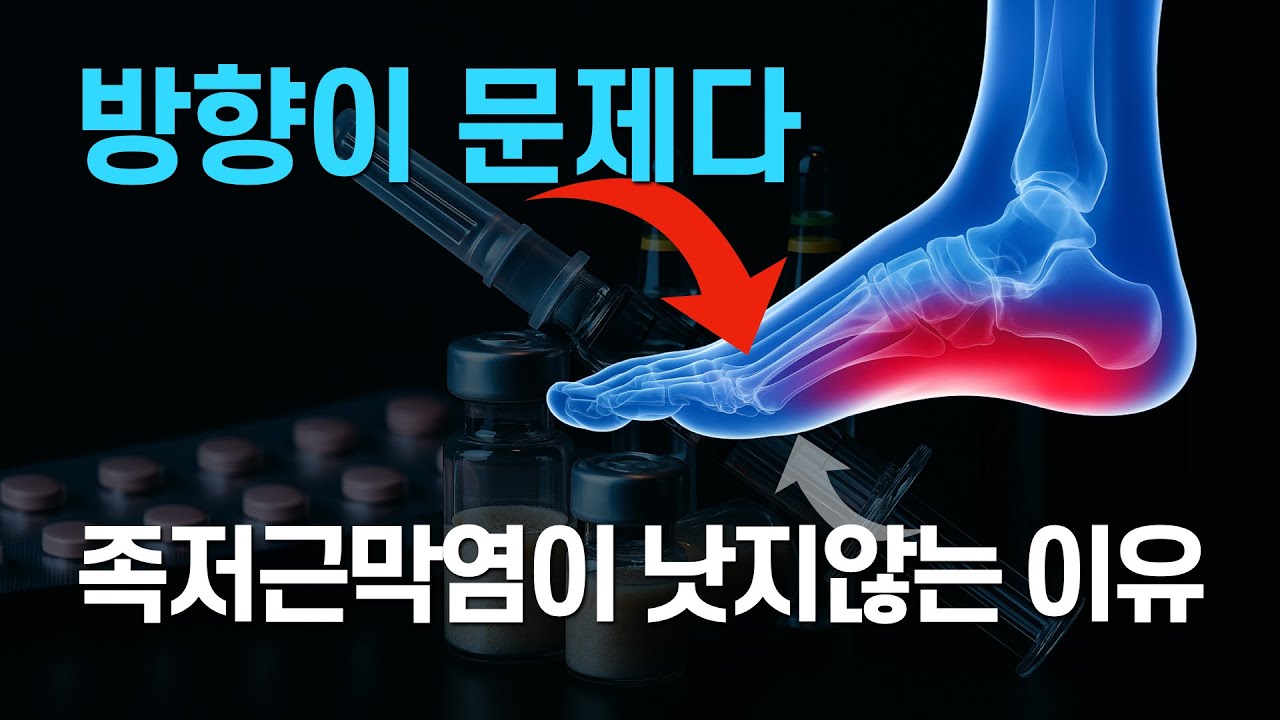 족저근막염, 발바닥만 치료하니 낫지 않는 겁니다. 진짜 원인은 '이곳'에 있습니다! 스본스도 관점