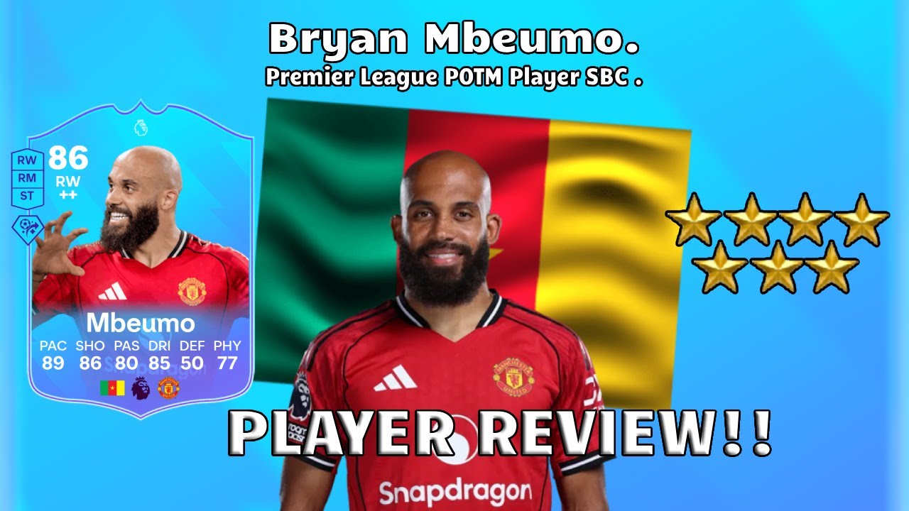 ⚽⭐ Обзор игрока Брайана Мбеумо с рейтингом 86! Игрок Премьер-лиги POTM SBC🔥⚽. FC 26 Ultimate Team