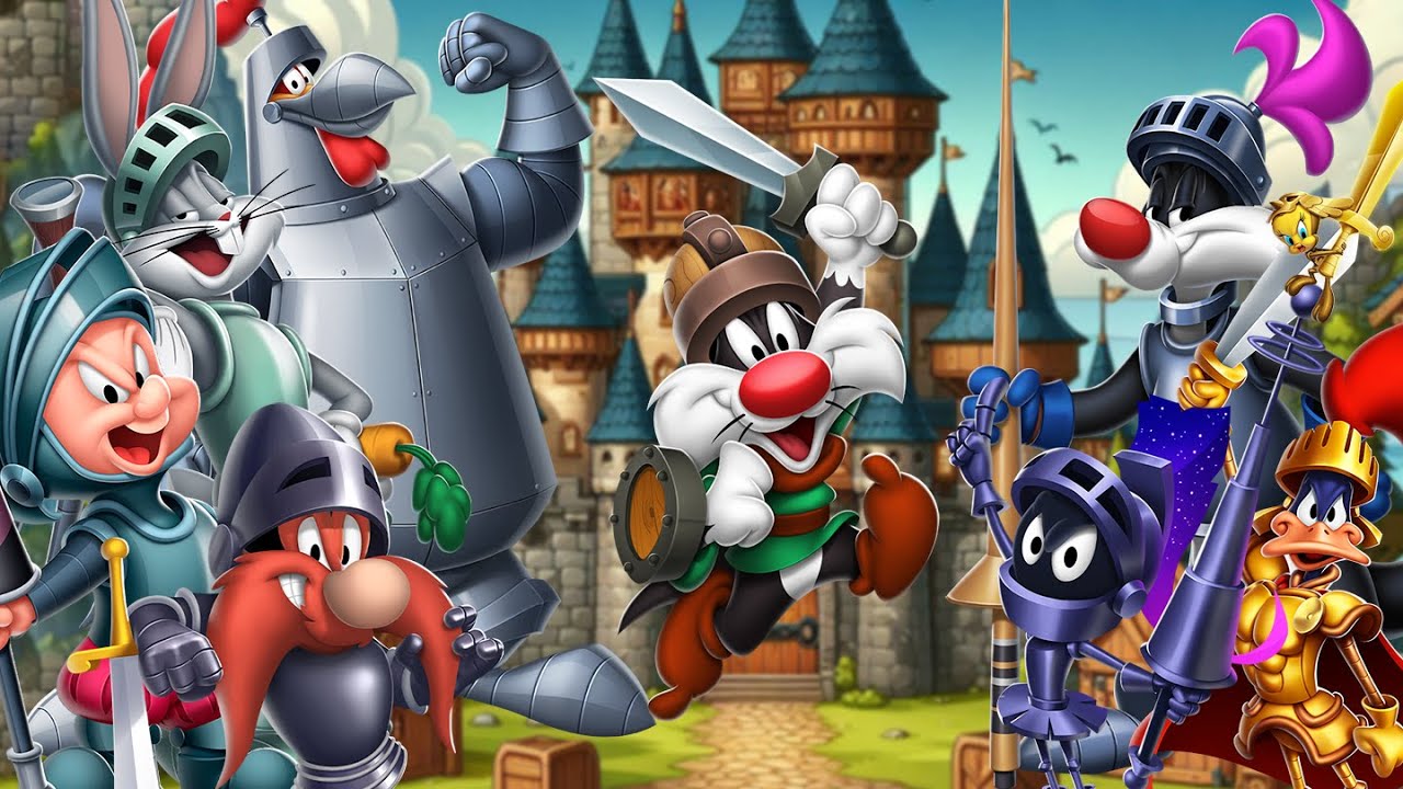 SQUIRE SYLVESTER JR - ALL KNIGHT TEAM GAMEPLAY - Looney Tunes World of Mayhem