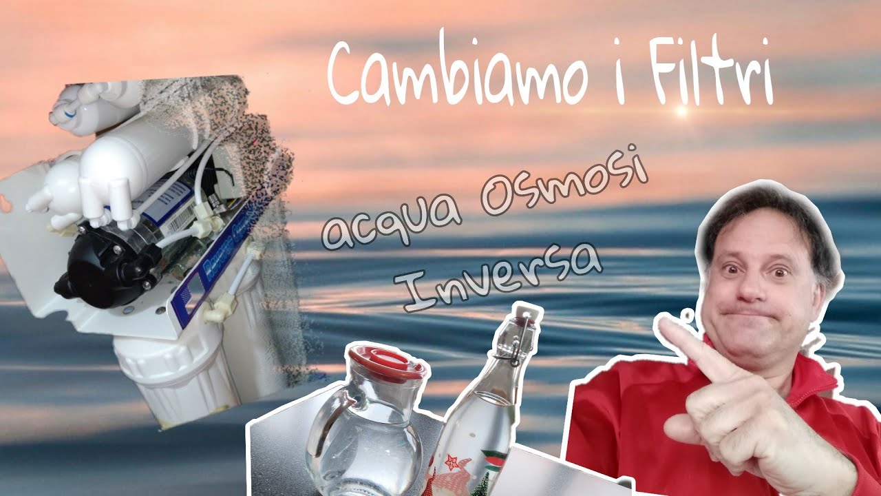 Impianto Osmosi cambio filtri
