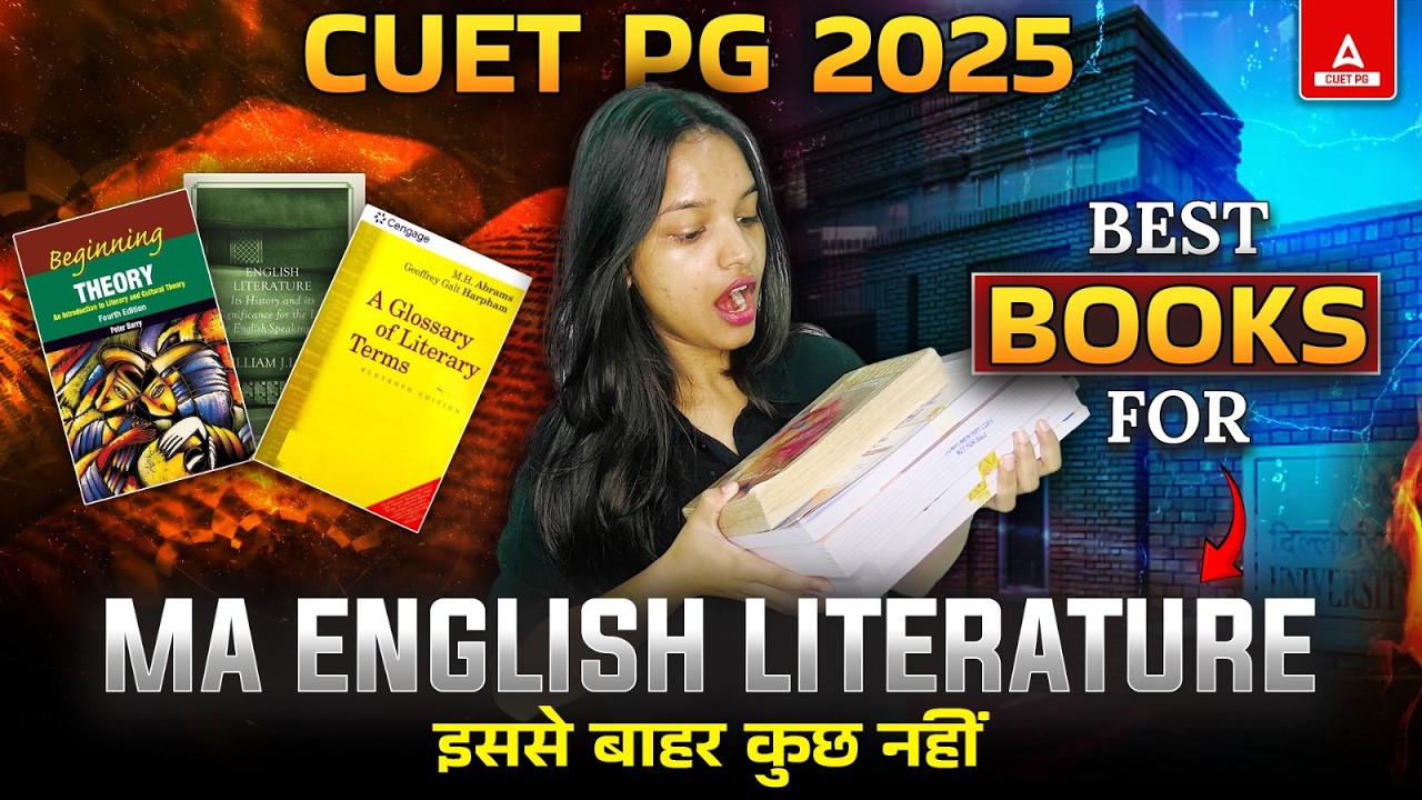 Best CUET PG 2025 Books for MA English Literature 📚