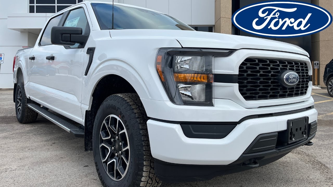 2023 Ford F-150 2.7L EcoBoost w/ STX Appearance Package in Oxford White Walk-Around