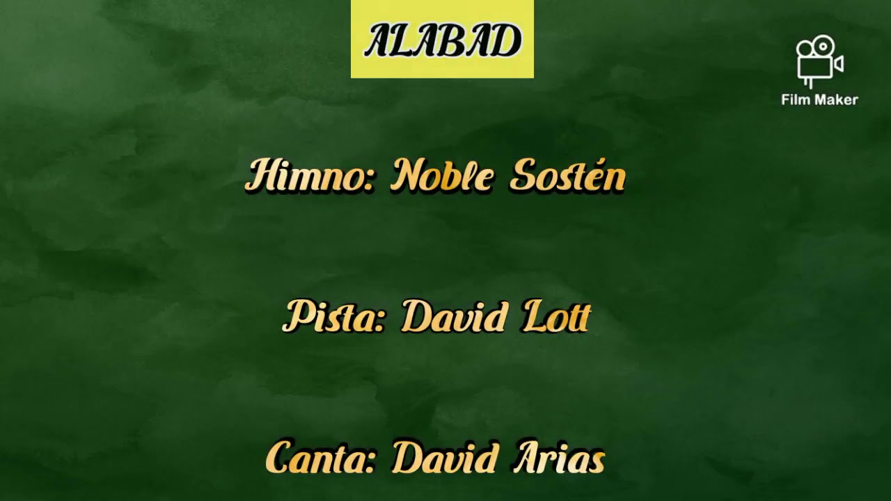 Himnario alabad 2   canta David arias pista NOBLE SOSTEN