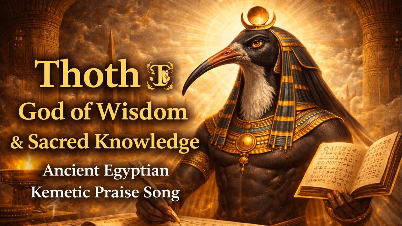 Thoth (Djehuty) 📜 God of Wisdom & Sacred Knowledge | Ancient Egyptian Kemetic Praise Song