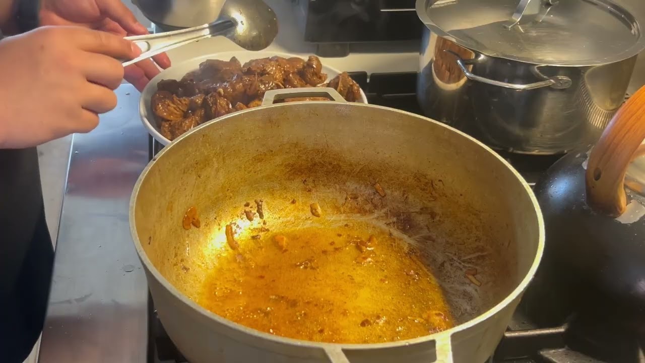 How to make Jamaican Stew Beef and  Rice & Peas