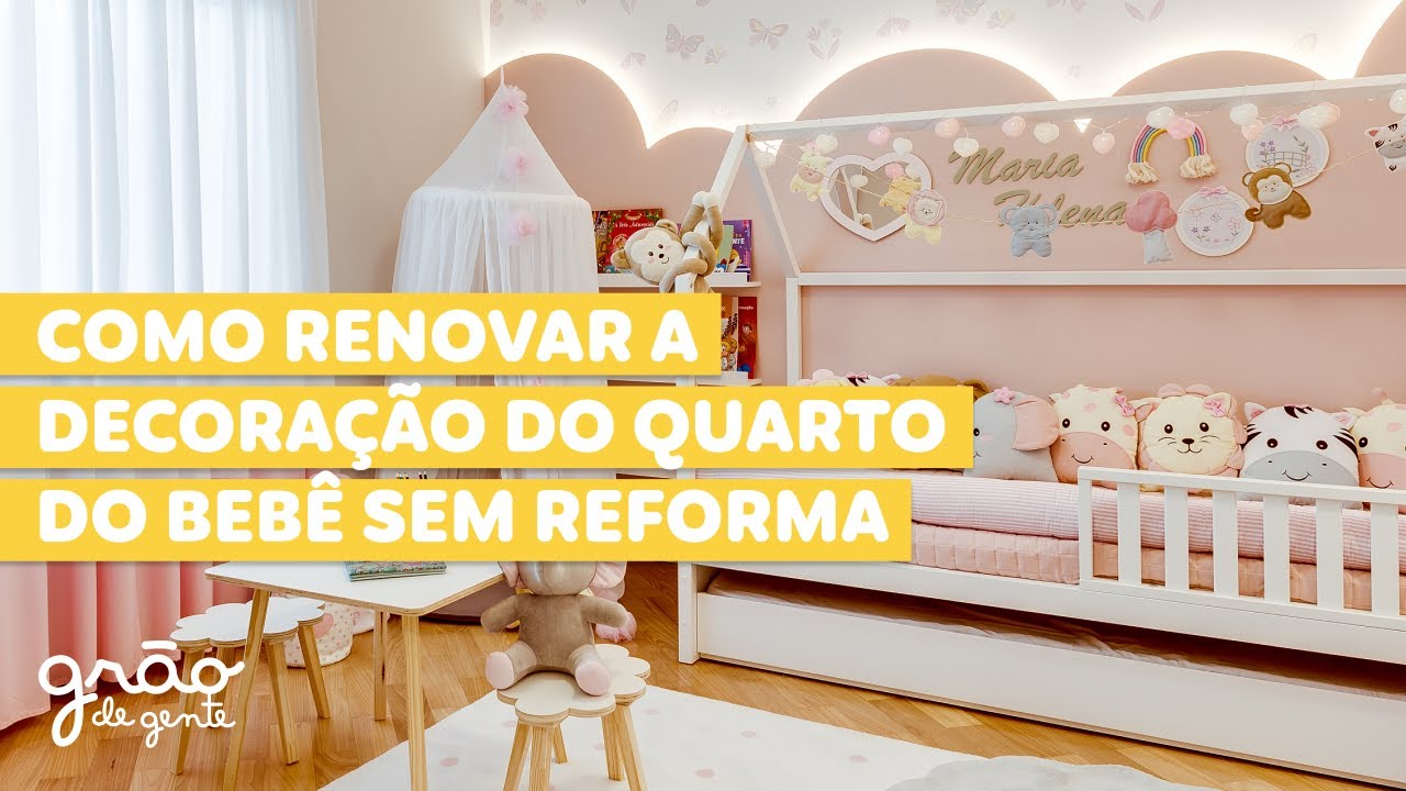 COMO RENOVAR O QUARTO DE BEB&Ecirc; SEM REFORMA?