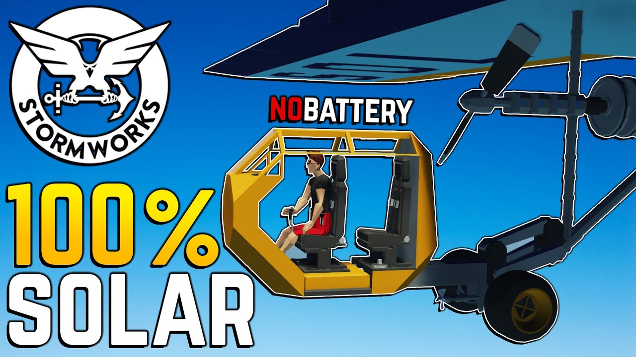 Awesome 100% Solar Powered Plane!