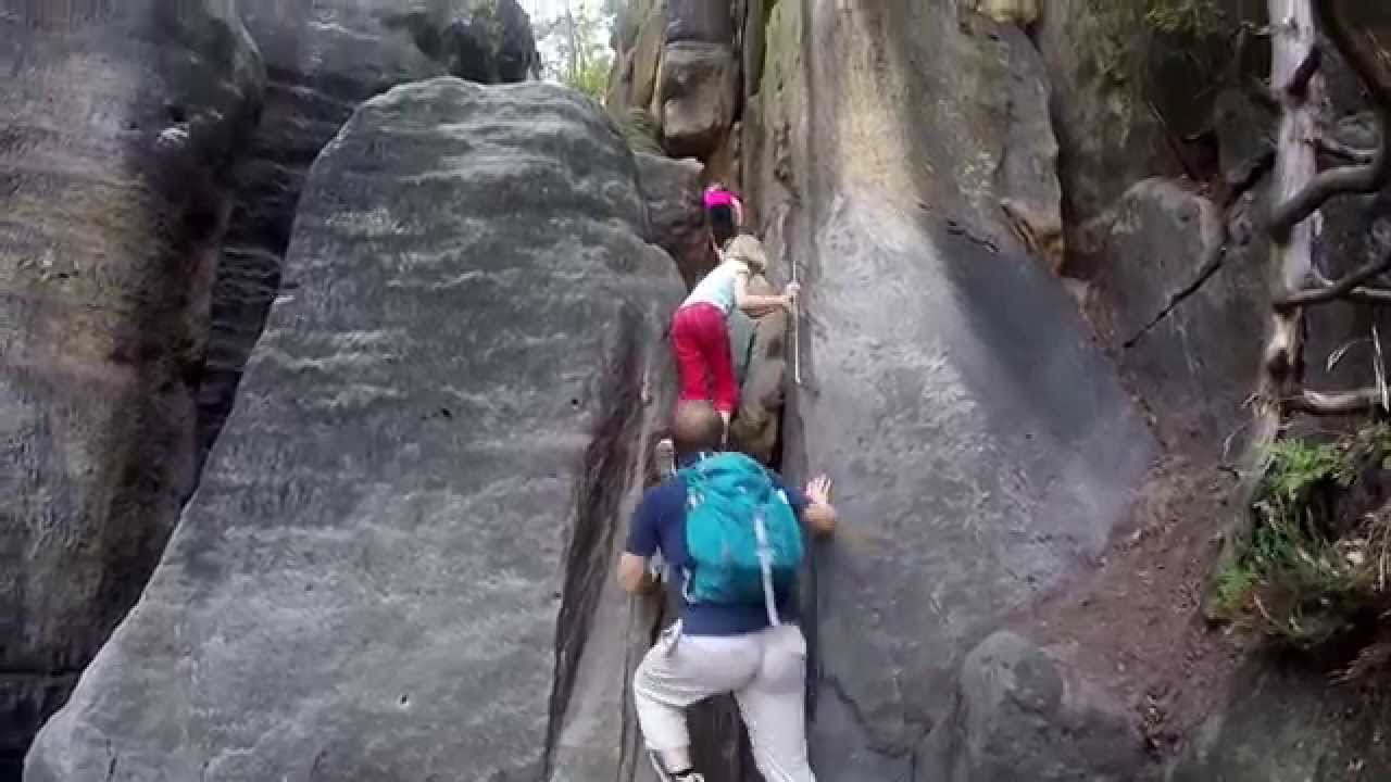 Die Rübezahlstiege in der sächsischen Schweiz