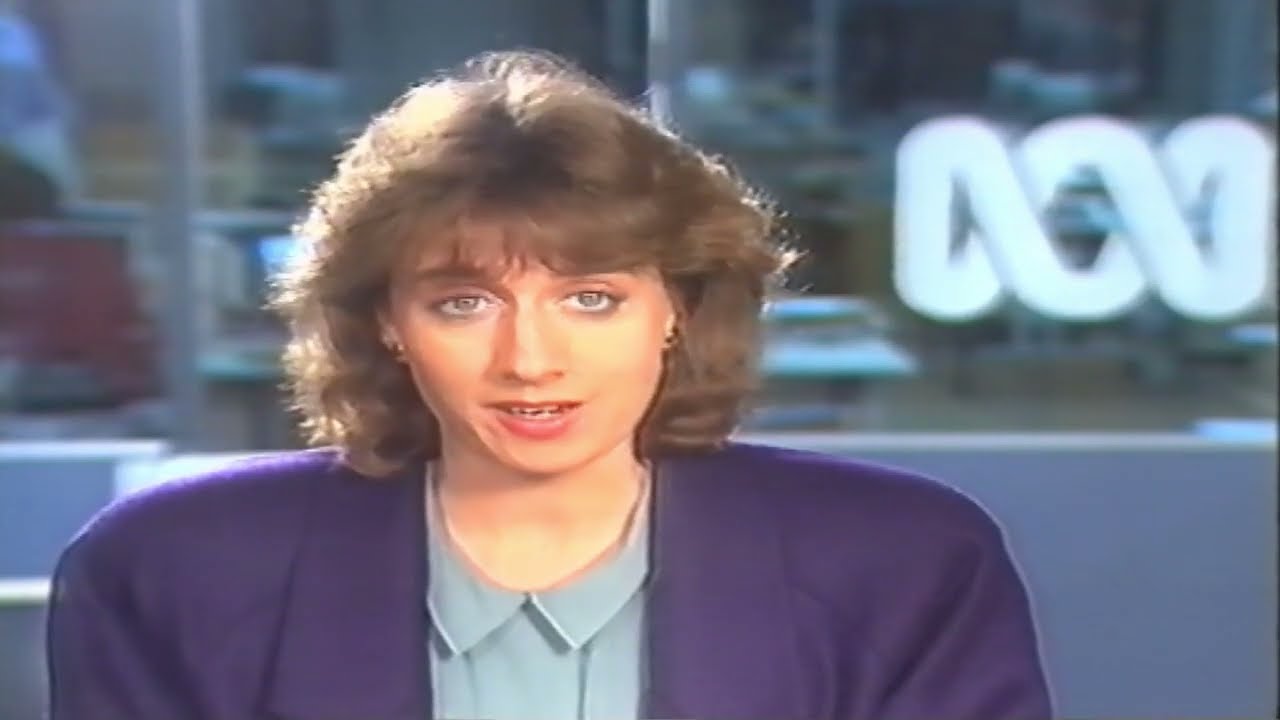TV News Update - Kathy Bowlen, Newsreader (ABC, 1990)