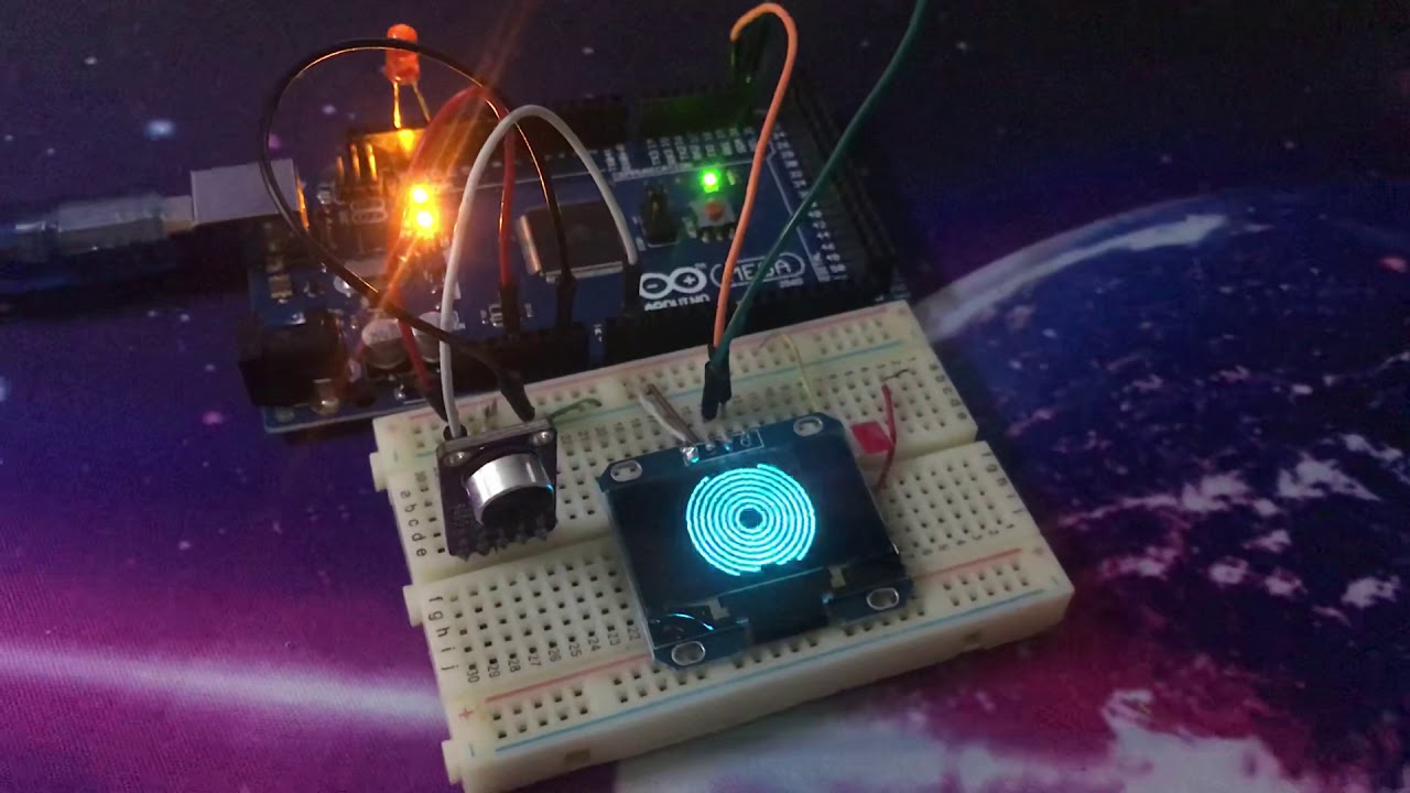 Arduino making voice indicator using 128x64 oled display