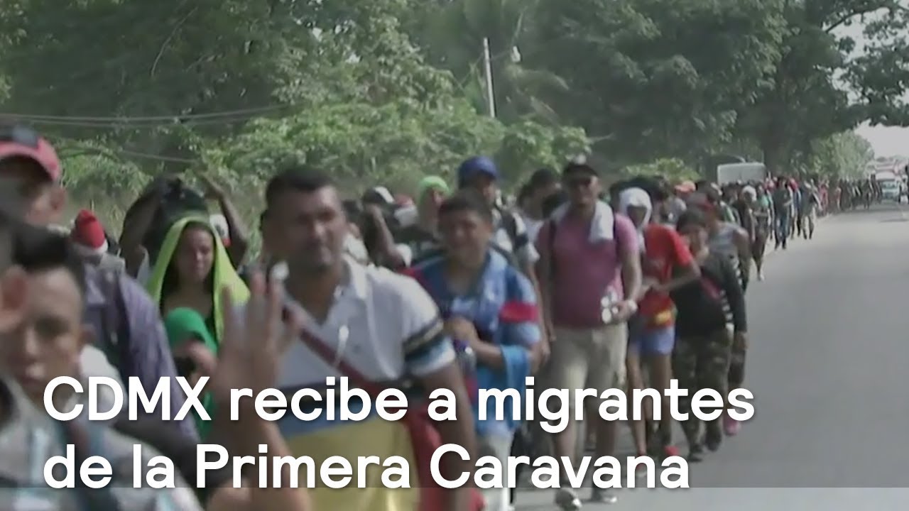 Migrantes de primera caravana que entró a México llegan a CDMX - Despierta con Loret