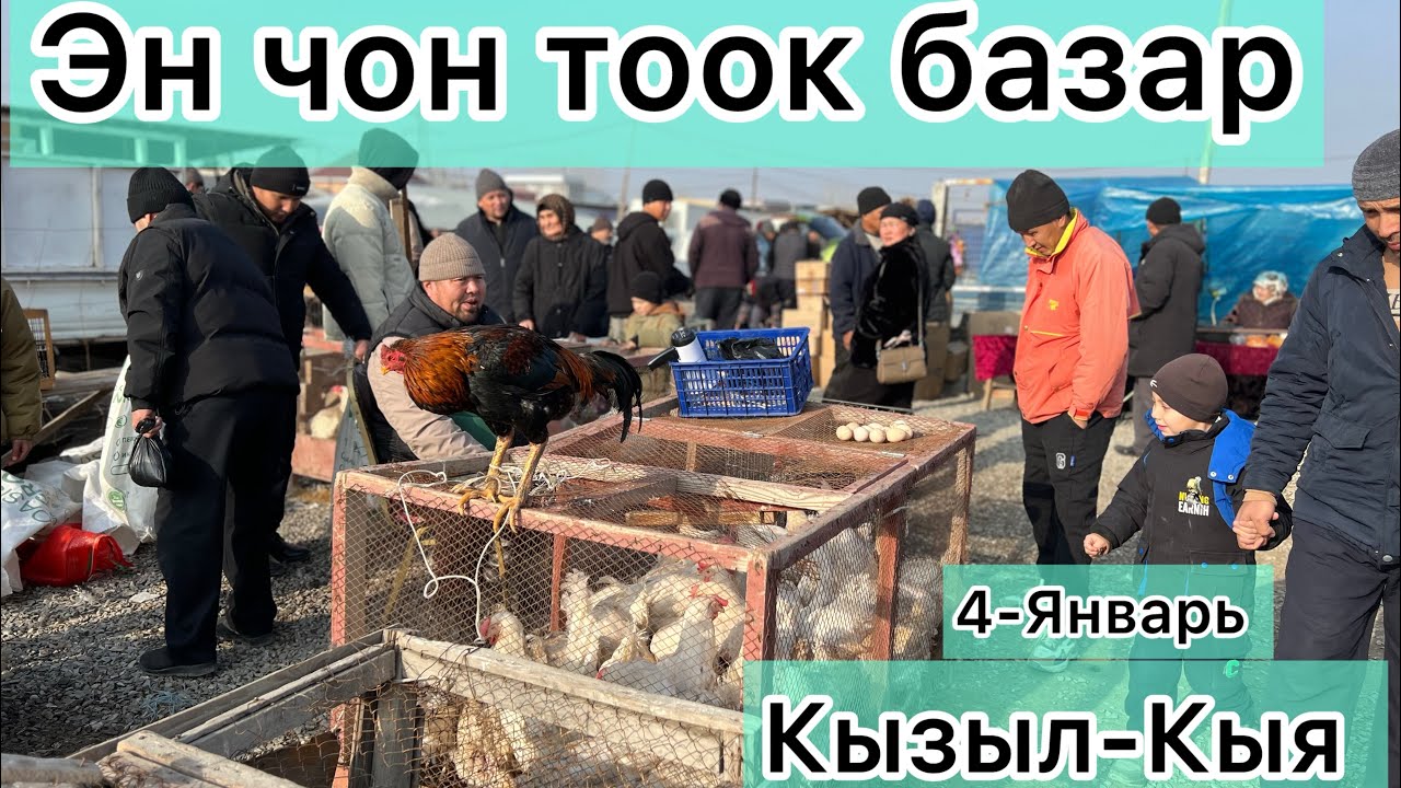 4-Январь КОП КУТУЛГОН ТООК БАЗАР Кызыл-Кыя 