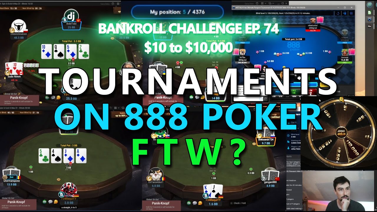 $10 to $10000 - SNGs + TOURNAMENT FOR $2000 LIVE TICKET (EP. 74) | Poker Bankroll Challenge 2023