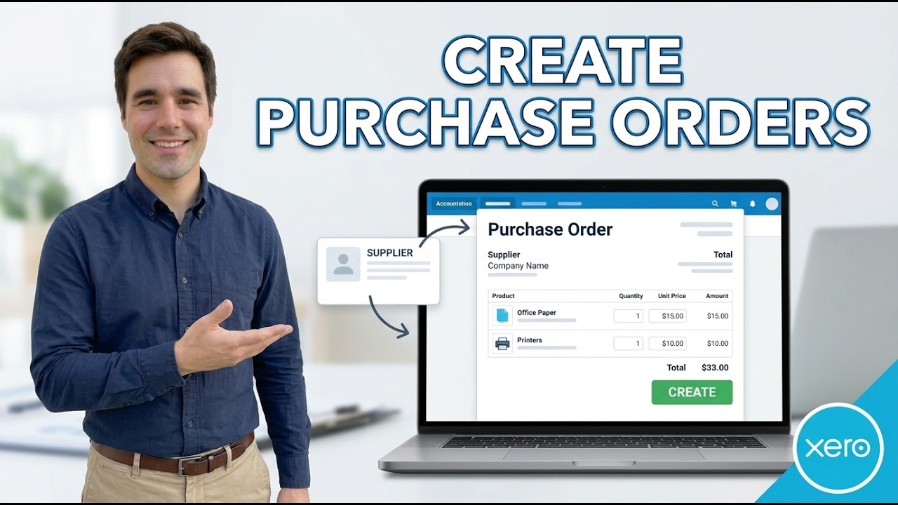 Create Purchase Orders In Xero [Shortcut]