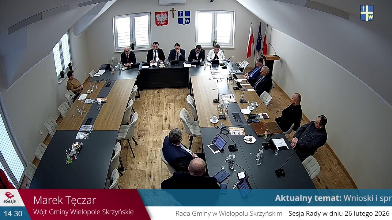 XXVI Sesja Rady Gminy w Wielopolu Skrzyńskim