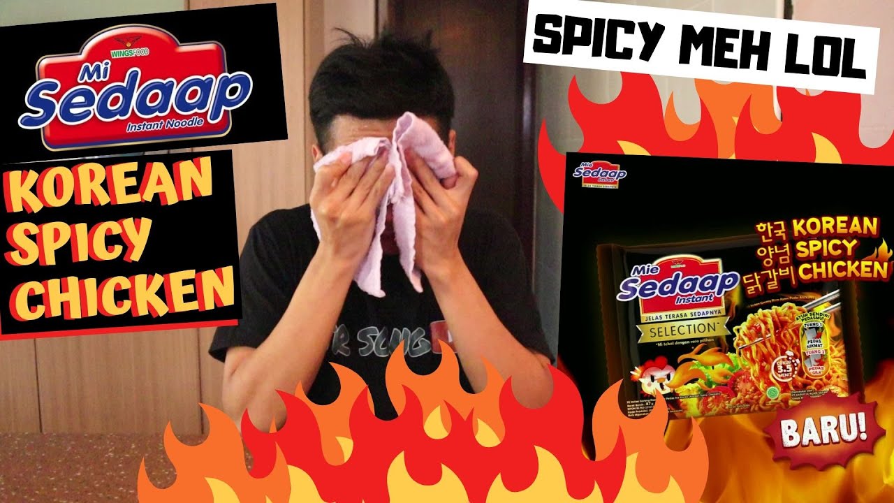 🌶 MIE SEDAAP KOREAN SPICY CHICKEN - Spicy meh lol #ispicyyouhappy