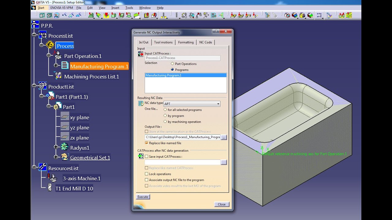 Catia Nc Kod Çıkarma Sorununun Çözümü