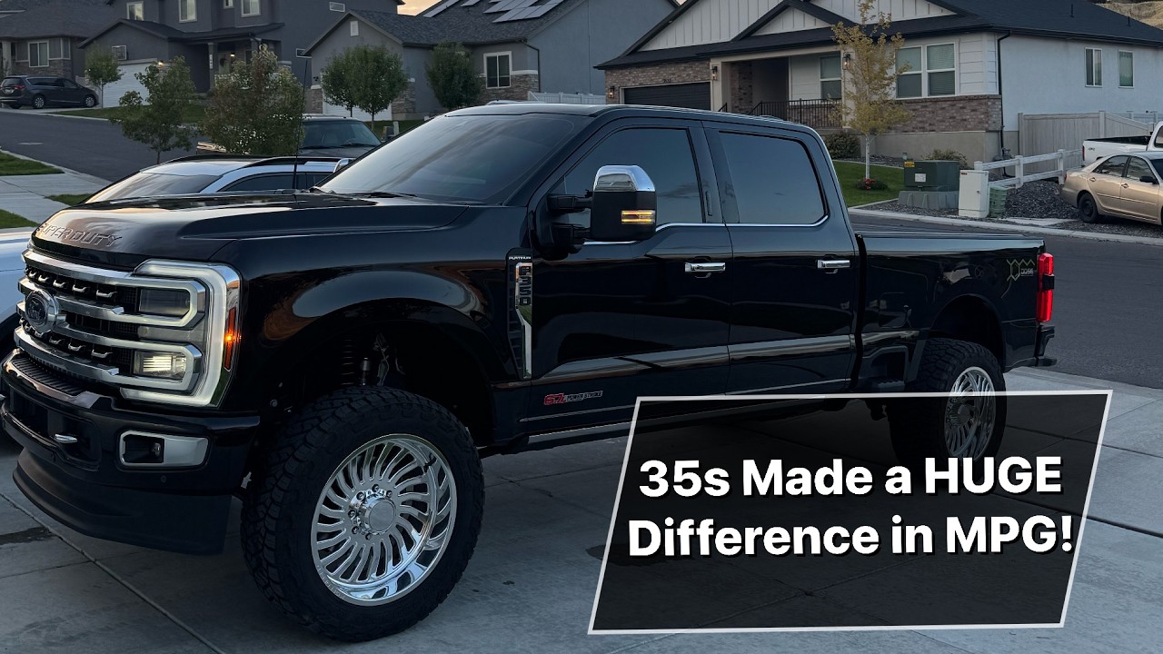Now with the 35s | 2024 6.7 HO Powerstroke MPG test