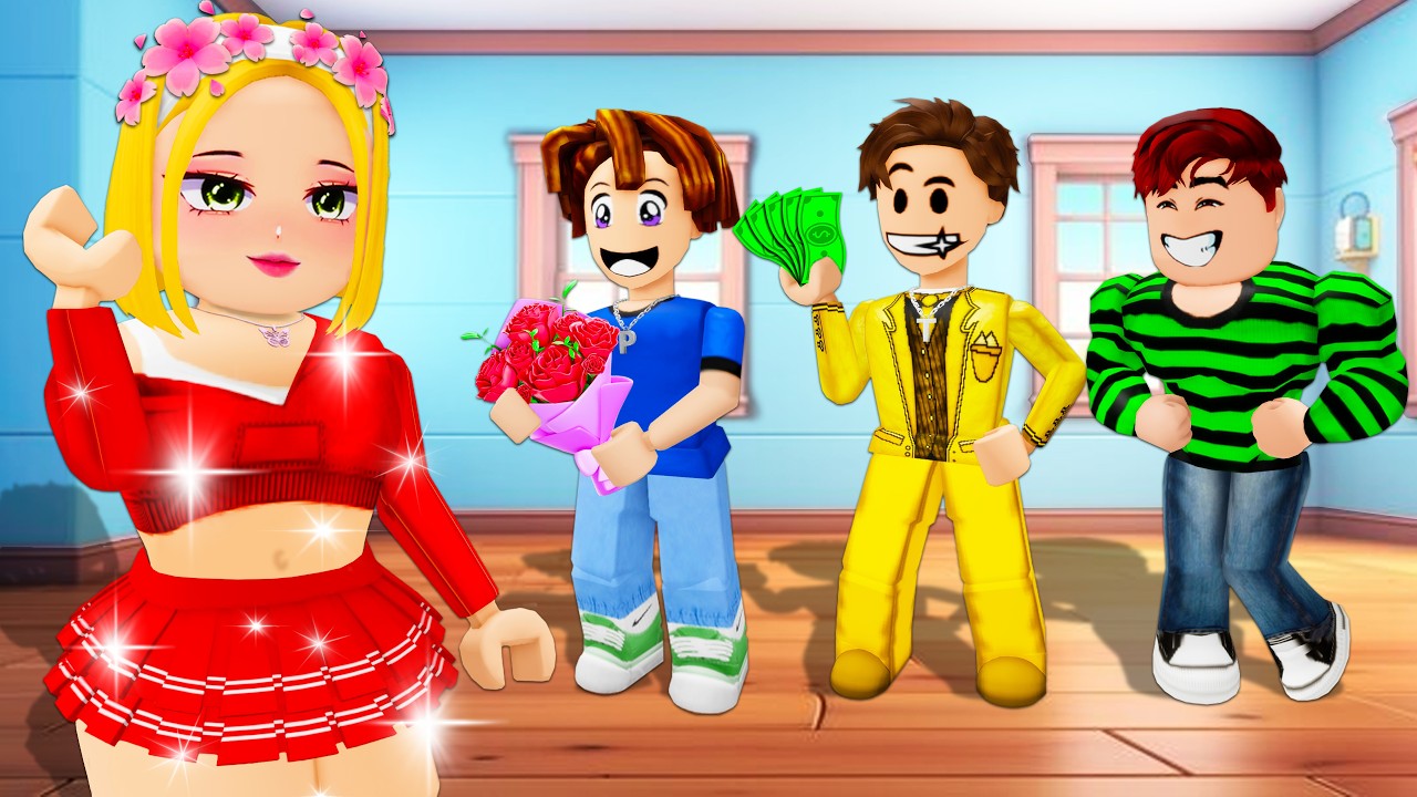 ROBLOX Brookhaven 🏡RP - FUNNY MOMENTS: Diana was Courted by Three Boys | Roblox Idol