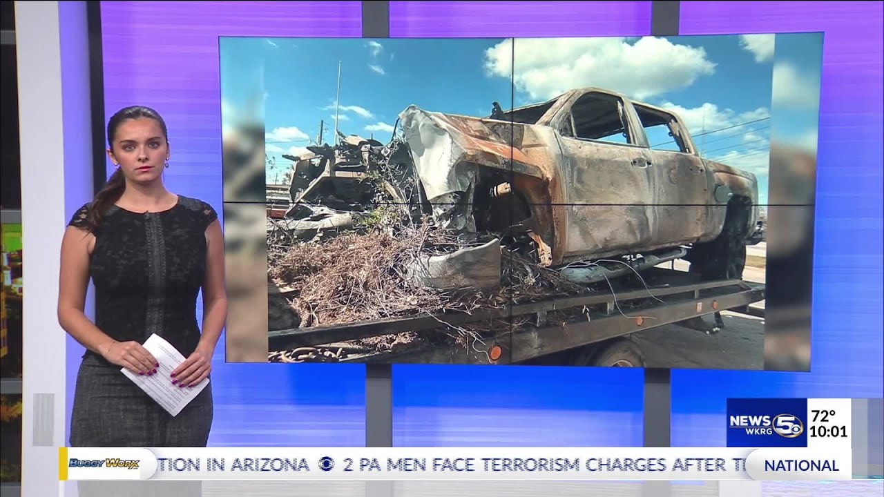 'Your life's more important than a job': Citronelle teen survives after escaping fiery crash off Hig