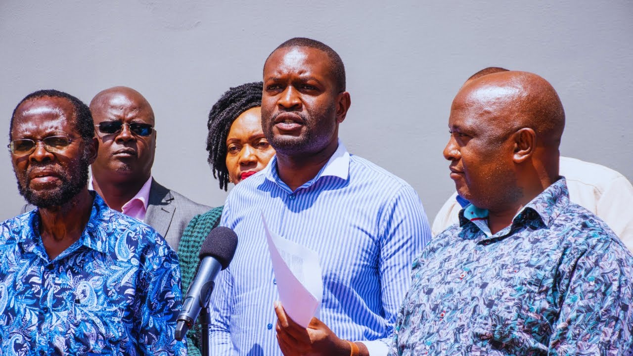 LIVE;EDWIN SIFUNA NATIONAL ADDRESS AFTER REMOVAL FROM ODM AS SECRETARY GENERAL