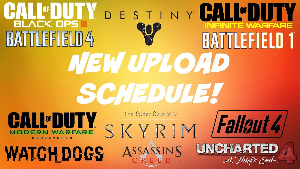 New BlackTideTV Upload Schedule + Upcoming Games! (CoD:BO3 Gameplay/Commentary)