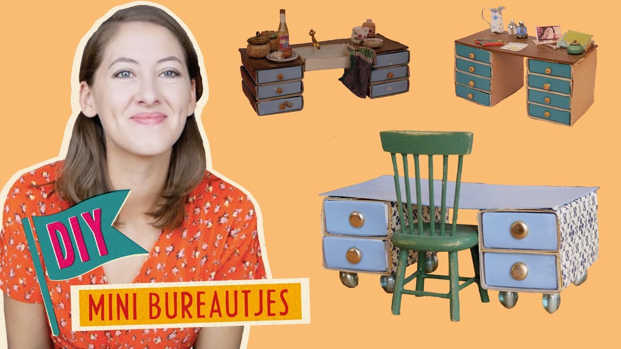 Knutselen & DIY // Bureautjes | Muizenhuis Tutorial