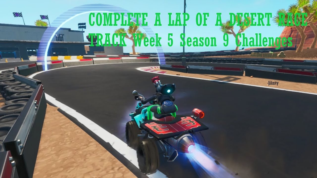 COMPLETE A LAP OF A DESERT RACE TRACK Week 5 Season 9 Challenges