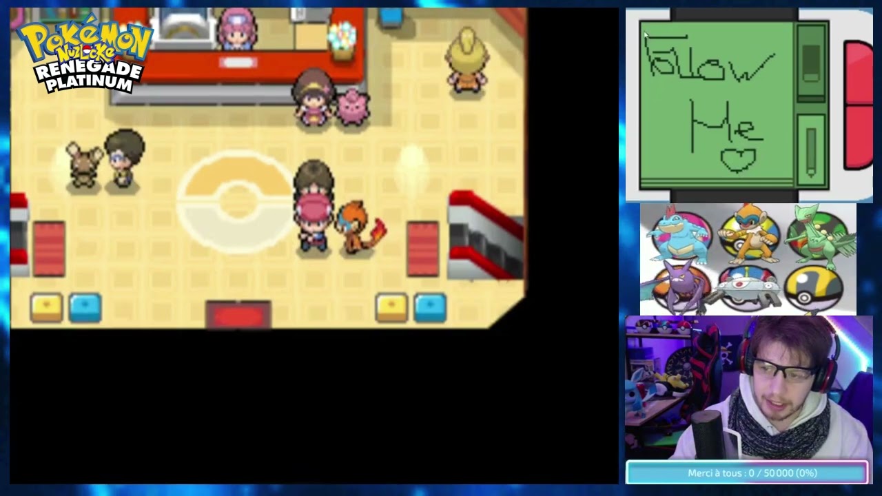 Pokémon Renegade Platinum Nzlocke let's play fr partie 4-Lenorez59 (3 badges et commandant Saturne)