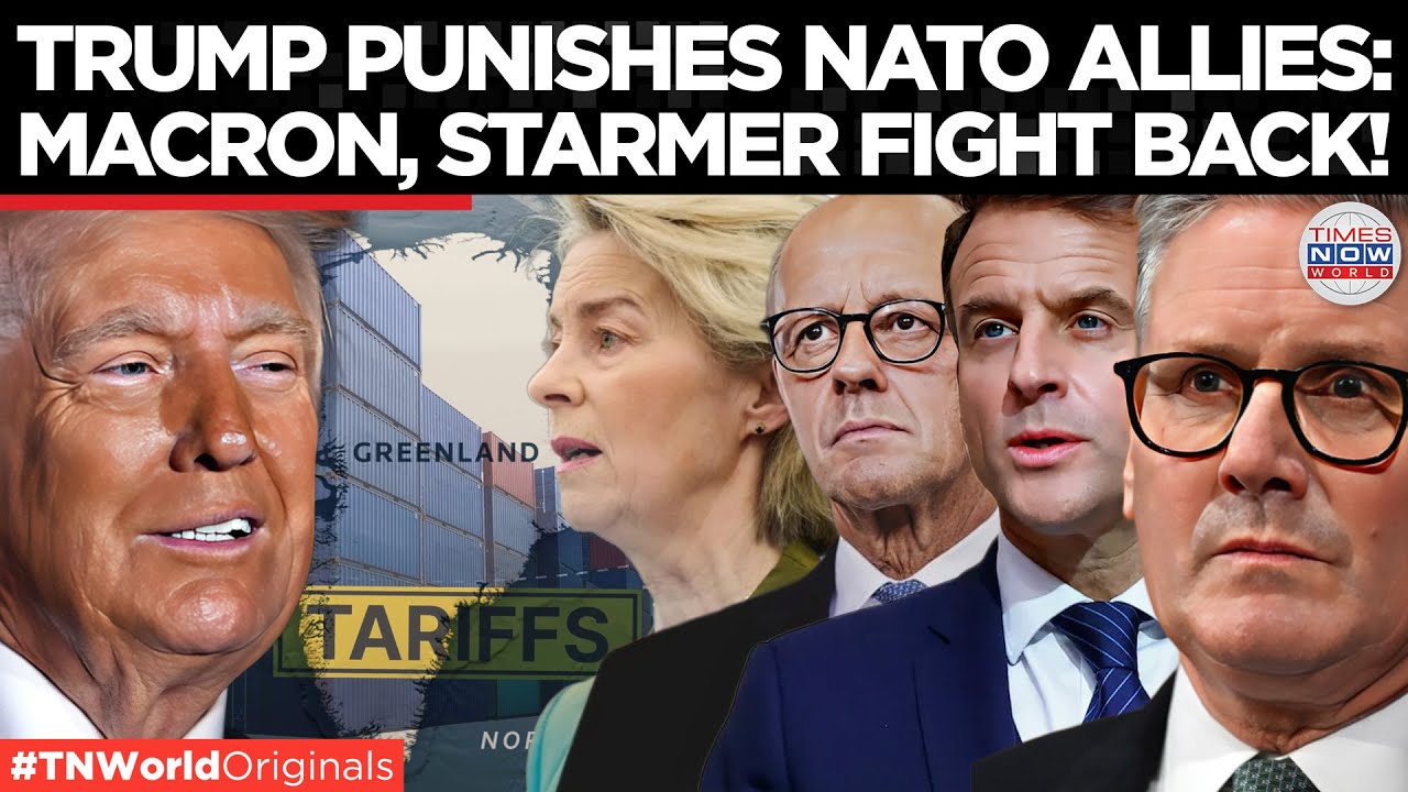 BREAKING POINT: Trump Tariffs 8 European Allies Over Greenland, EU Readies For War! | World News